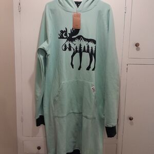 Lazy One Mint Green Hoodie